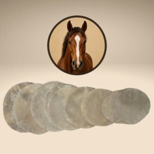 Parche de Tambor de Caballo - Beige