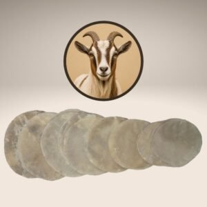 Parche de Tambor de Cabra - Beige
