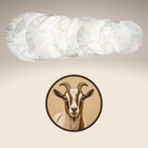 Parche de Tambor de Cabra - Blanco